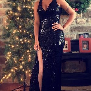 Black sparkly dress